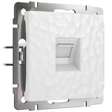Изображение Розетка Ethernet RJ-45 Hammer (белый) W1281001