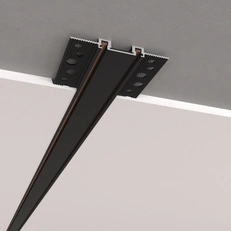 Изображение Шинопровод встраиваемый чёрный 2м Flat Magnetic 85130/00