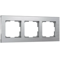 Изображение Рамка на 3 поста Aluminium (алюминий) W0031706