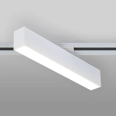Изображение Трековый светодиодный светильник для однофазного шинопровода X-Line 10W 4200K белый матовый X-Line белый матовый 10W 4200K (LTB53) однофазный